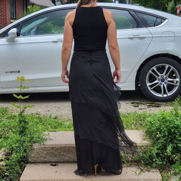 MAX MARA made in Italy Black chiffon gown Final Discount - Picture 6 of 16